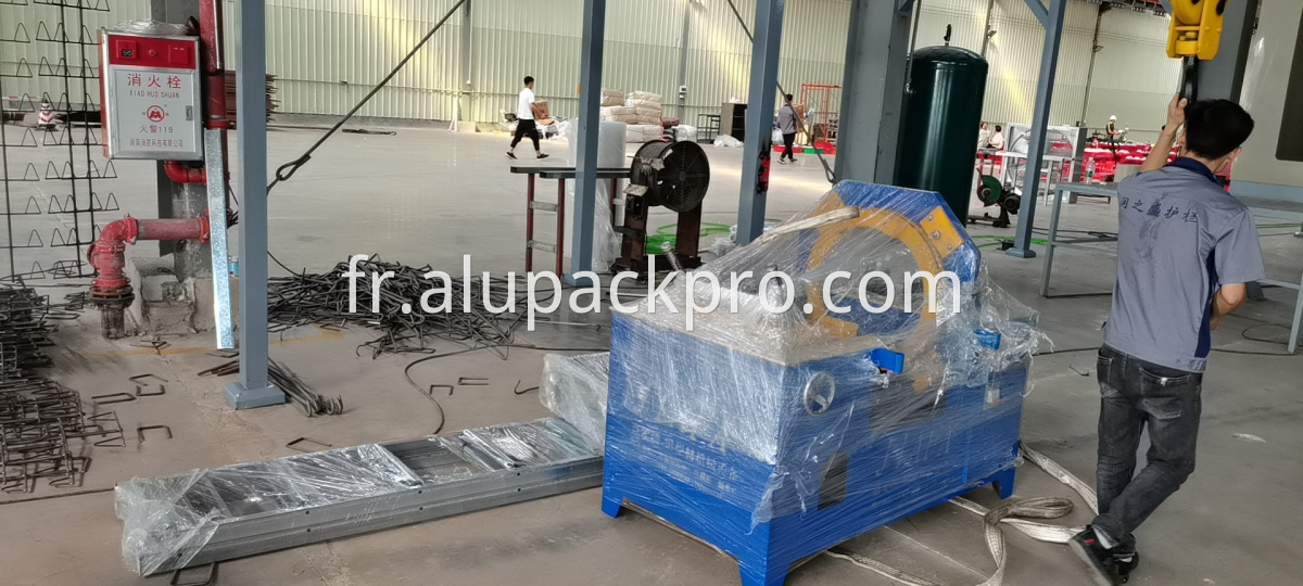 aluminum wraparound packing machine